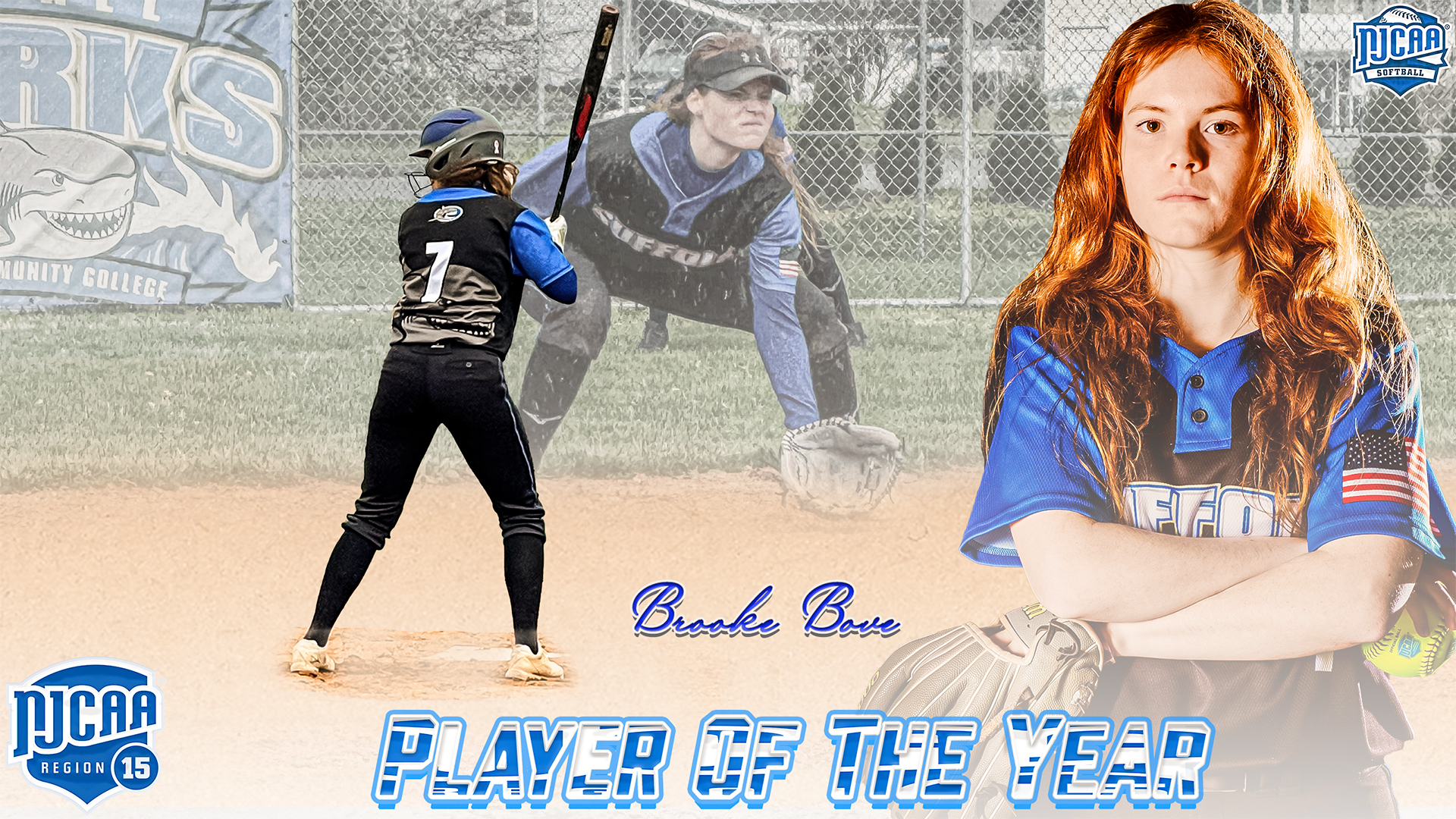 Suffolk Community College's Brooke Bove Receives 2024 Region XV Player Of The Year Accolades